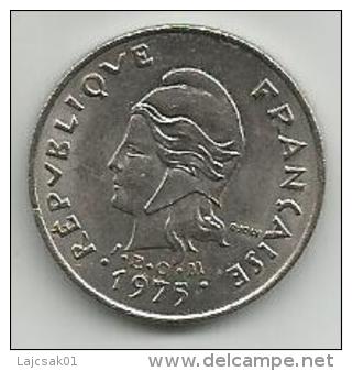 Polynesie Francaise French Polynesia 10 Francs 1975. - Frans-Polynesië