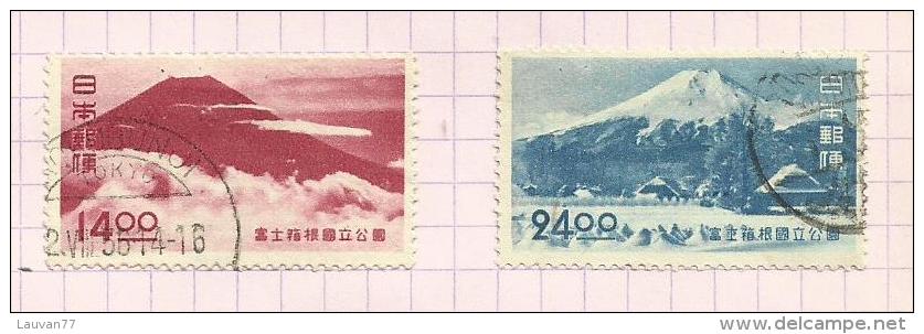 Japon N°424, 425 Côte 2.50 Euros - Oblitérés