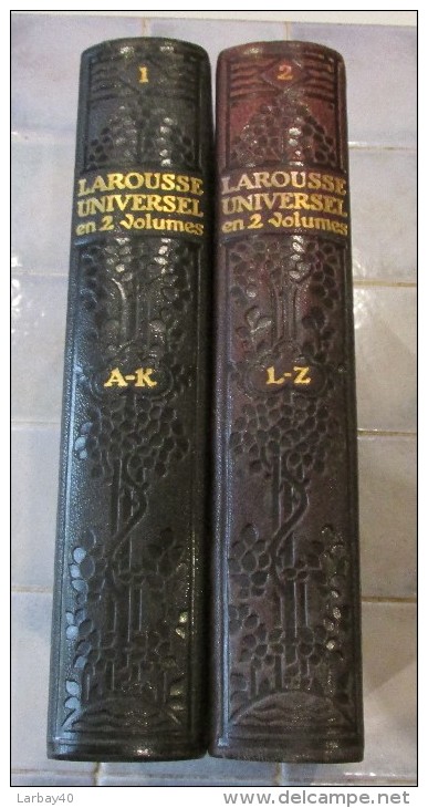 Larousse Universel En 2 Volumes - Dictionnaires