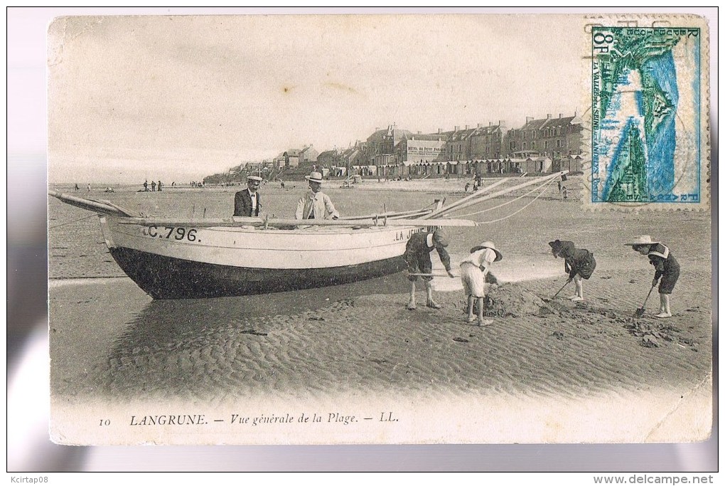 LANGRUNE .Vue Générale De La Plage . - Autres & Non Classés