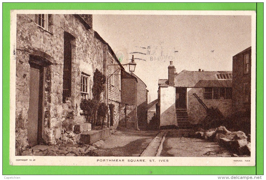 SAINT IVES / PORTHMEAR SQURE  .... / Carte écrite En 1948 - St.Ives