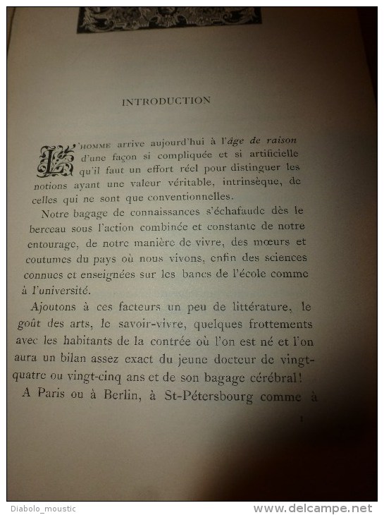 1897 (rare,avec dédicace manuscrite Raoul Pictet au professeur Cornu) ETUDE CRITIQUE du MATERIALISME et du SPIRITUALISME