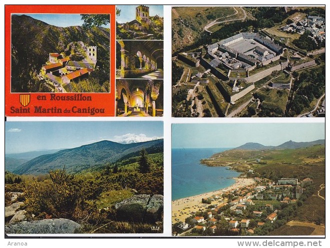 66 --  Pyrénées Orientales -- Lot de 60 CPM -- Frais de port : 5 euros.