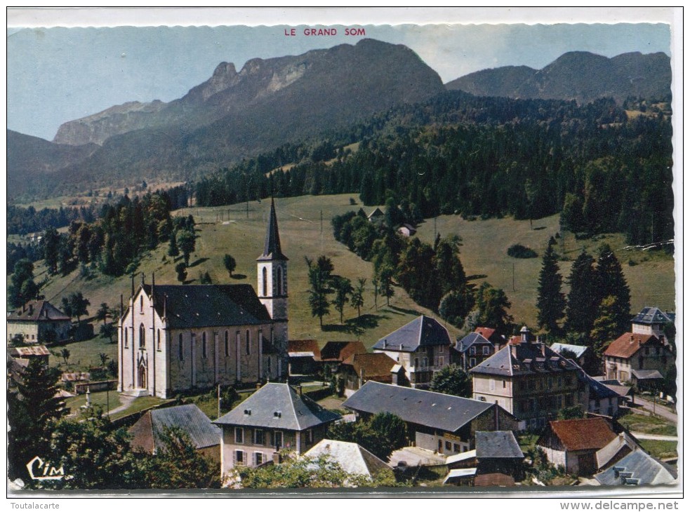 CPSM 38 ST PIERRE D ENTREMONT LE GRAND SOM 1971  Grand Format 15 X 10,5 - Saint-Pierre-d'Entremont