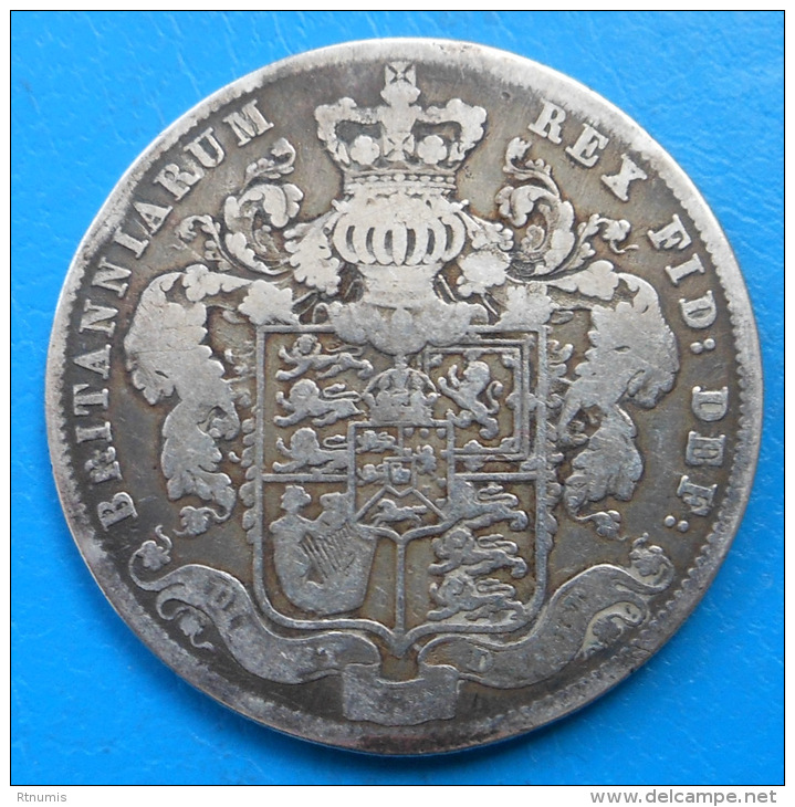 Grande Bretagne Great Britain 1/2 Half Crown 1826km 695 - K. 1/2 Crown