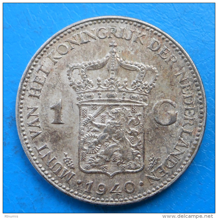 Pays-Bas Netherland Gulden 1940 Km 161.1 - 1 Gulden