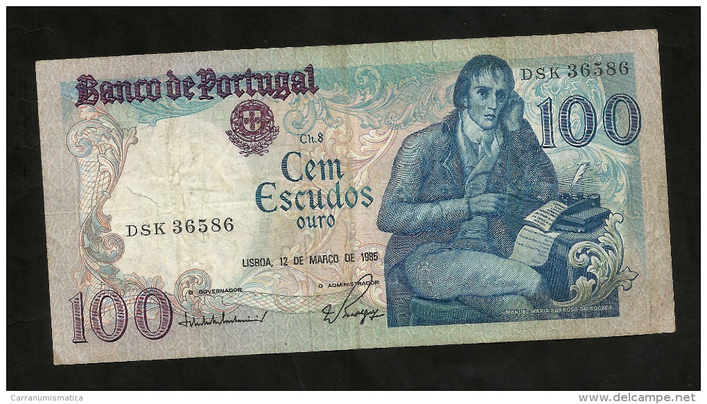 PORTUGAL - BANCO De PORTUGAL - 100 ESCUDOS (1985) - Portugal