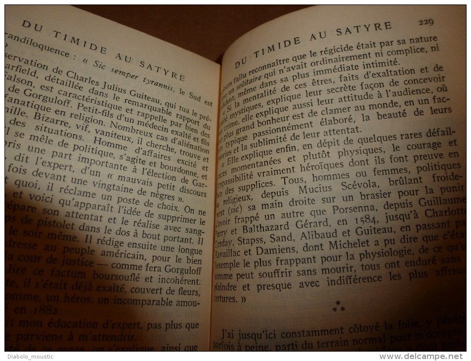 1933 Du TIMIDE au SATYRE : La Timidité et le Trac ,L'Obsession ,La Regardelle, La Jalousie, L'Envie etc.. par Voivenel