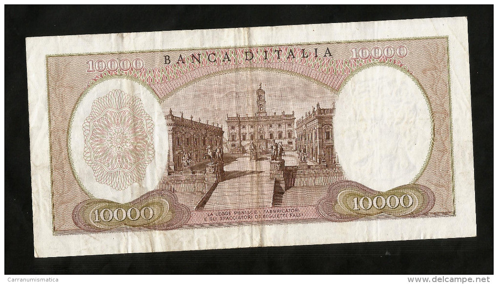 ITALIA - 10000 Lire MICHELANGELO (Firme: Carli / Barbarito - Decr. 15/02/1973) - REPUBBLICA ITALIANA - 10.000 Lire