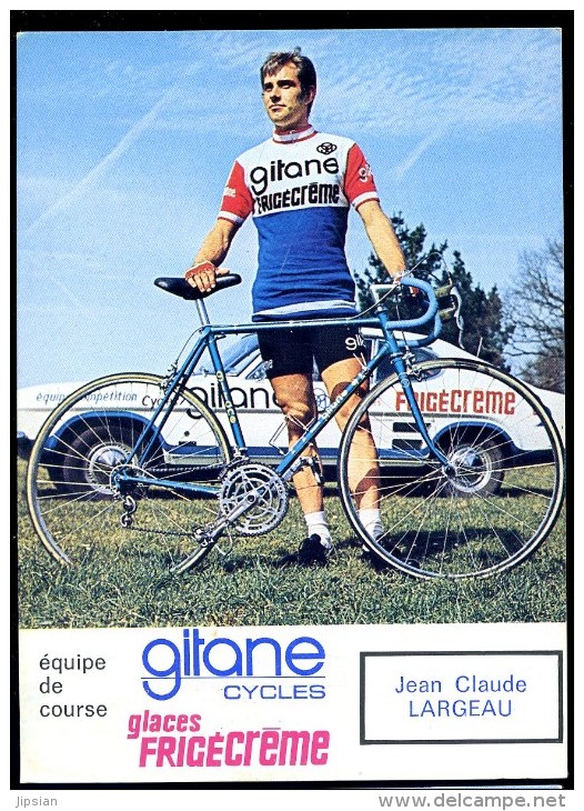 Lot De 10 Photographies Cyclistes équipe Gitane Frigécrème 1973     JA15 26 - Ciclismo