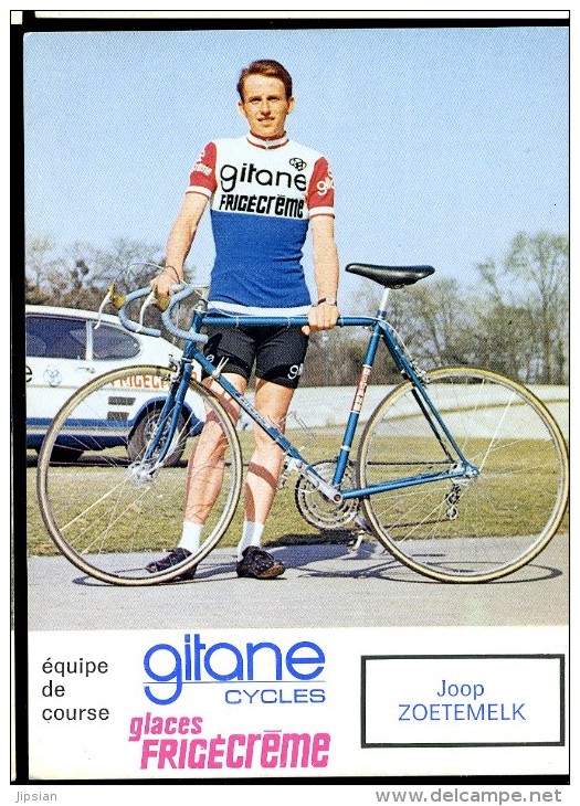 lot de 10 photographies cyclistes équipe Gitane Frigécrème 1973     JA15 26