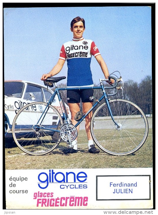 lot de 10 photographies cyclistes équipe Gitane Frigécrème 1973     JA15 26