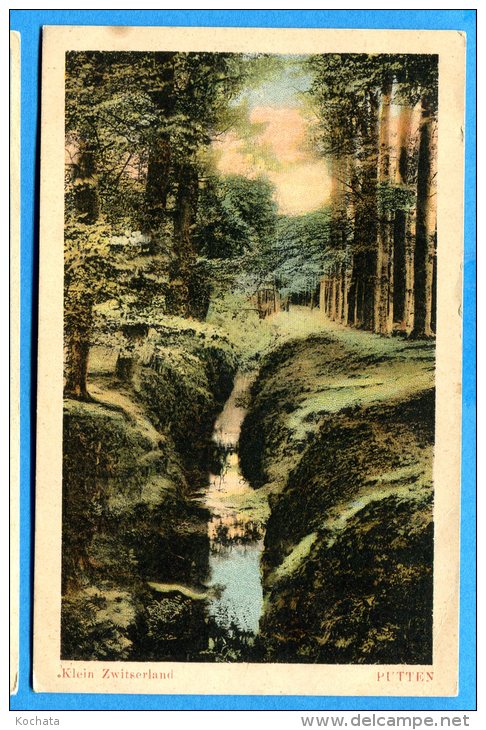 P054, Putten, Klein Zwitserland, Kleine Schweiz, Petite Suisse, Circulée 1917 - Putten