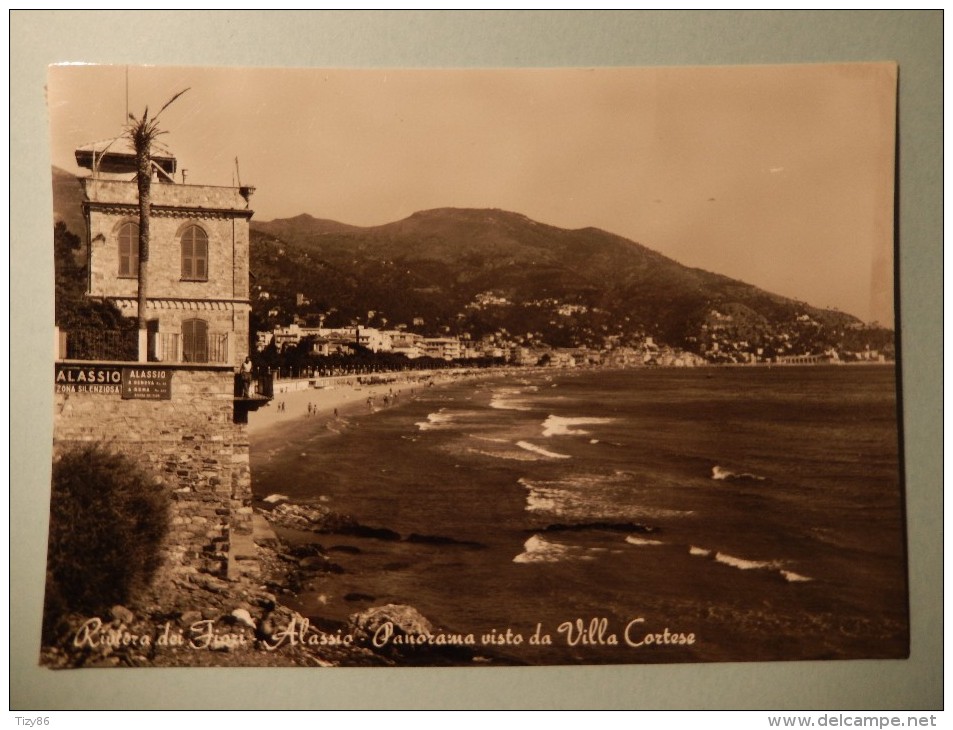 Riviera Dei Fiori - Alassio - Panorama Visto Da Villa Cortese - Savona