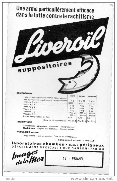 DEPT 29 : Primel Le Port 2 Scans ( Pub Liveroil Laboratoire Chanbon Périgueux ) Carte Publicitaire - Primel