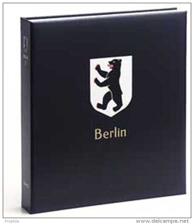 DAVO 3041 Luxus Binder Briefmarkenalbum Berlin - Grand Format, Fond Noir