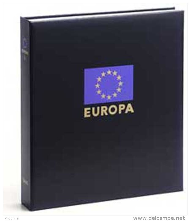 DAVO 3345 Luxus Binder Briefmarkenalbum Europa V - Large Format, Black Pages