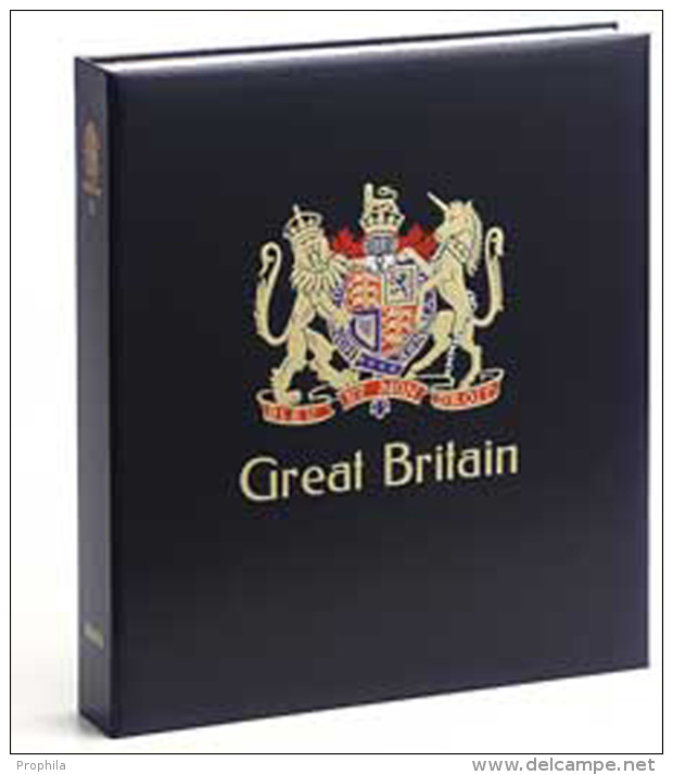 DAVO 4244 Luxus Binder Briefmarkenalbum Großbritannien IV - Large Format, Black Pages