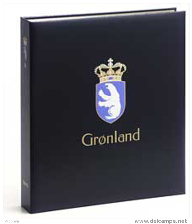 DAVO 5441 Luxus Binder Briefmarkenalbum Grönland I - Large Format, Black Pages