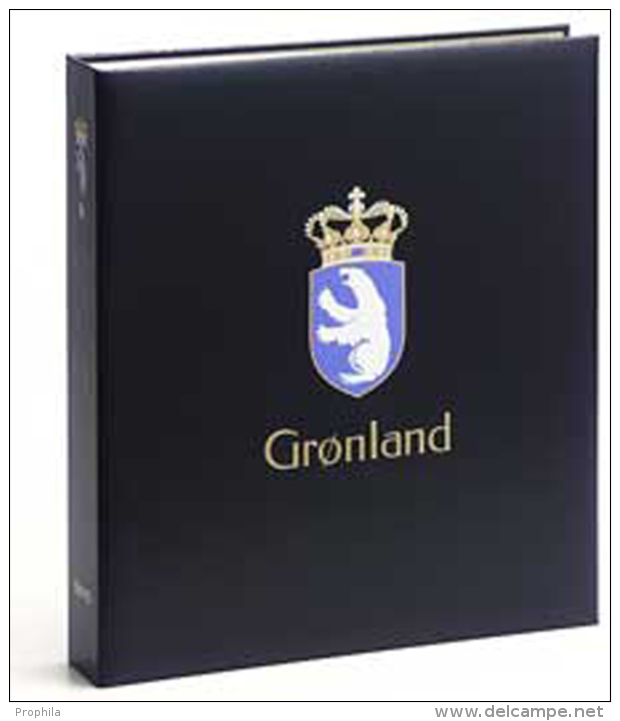 DAVO 5442 Luxus Binder Briefmarkenalbum Grönland II - Large Format, Black Pages