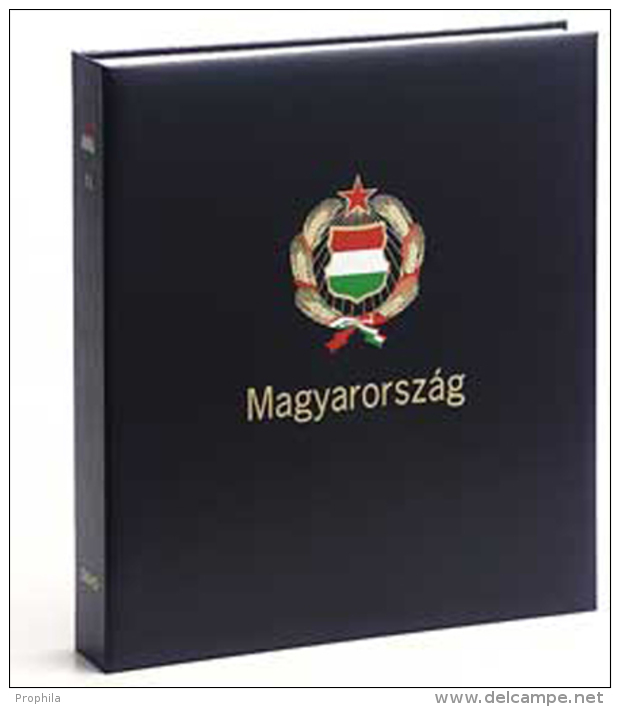 DAVO 5542 Luxus Binder Briefmarkenalbum Ungarn II - Large Format, Black Pages