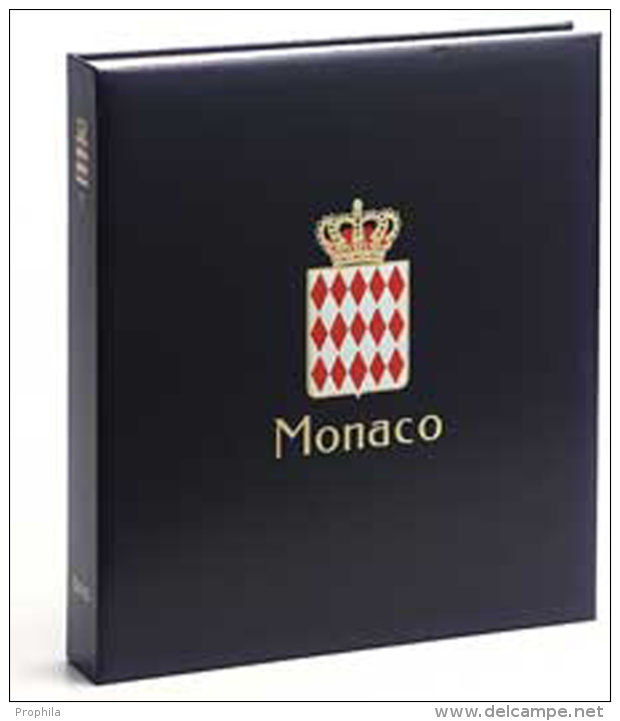 DAVO 6741 Luxe Binder Stamp Album Monaco I - Large Format, Black Pages