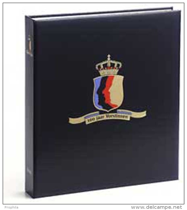 DAVO 140 Luxus Binder Briefmarkenalbum 100 Jahre Queens - Large Format, Black Pages