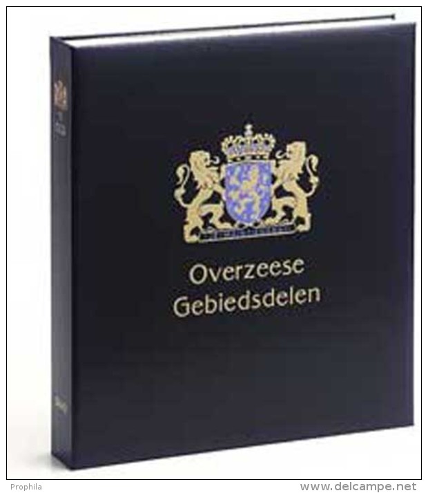 DAVO 844 Luxus Binder Briefmarkenalbum In Übersee Terr. IV - Groß, Grund Schwarz