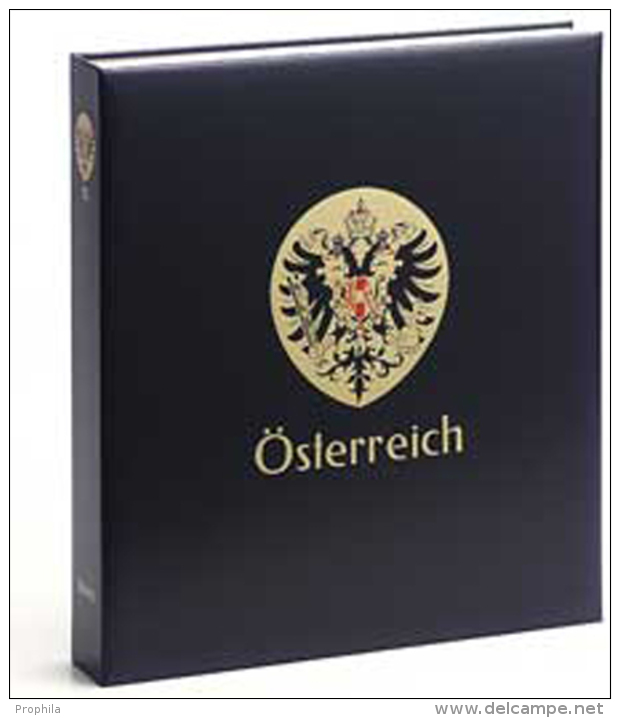 DAVO 7241 Luxus Binder Briefmarkenalbum Österreich I - Large Format, Black Pages