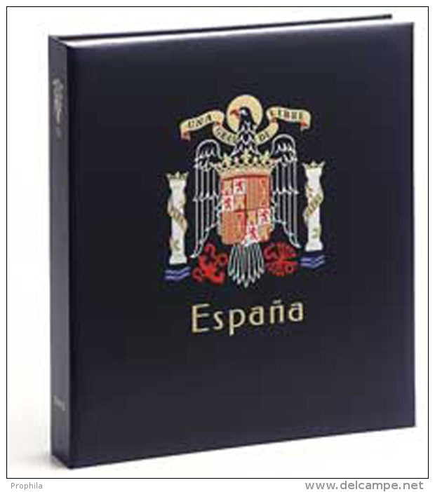 DAVO 7944 Luxus Binder Briefmarkenalbum Spanien IV - Formato Grande, Sfondo Nero