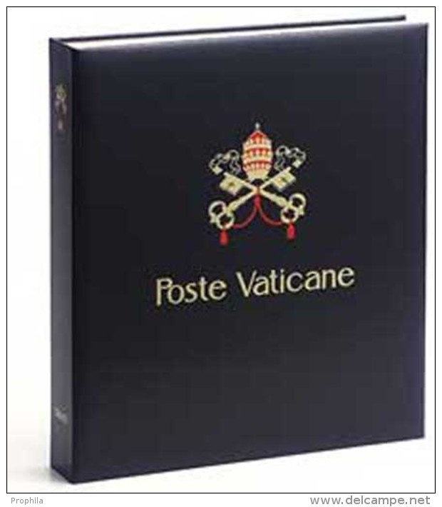 DAVO 8841 Luxus Binder Briefmarkenalbum Vatikan I - Grand Format, Fond Noir