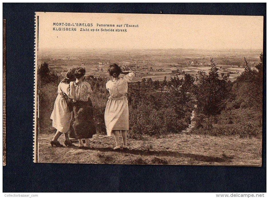 Belgium Mont De L'Enclus Panorama Kluisberg Carte Postale Vintage Original Postcard Cpa Ak (W4_584) - Kluisbergen