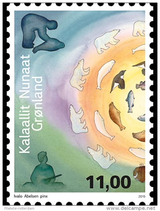 Groenland / Greenland - Postfris / MNH - Complete Set Zeehondenjagers 2015 NEW!! - Unused Stamps
