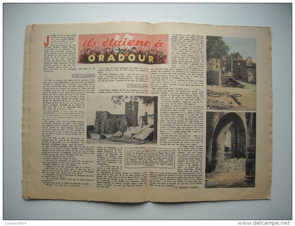 REVUE 1952. M. JEAN BRUNEAU REVENAIT DE NOIRMOUTIER. M. GRONDIN DE NOIRMOUTIER. AUVEREAU, FOUCHER.... ORADOUR-SUR-GLANE. - 1900 - 1949