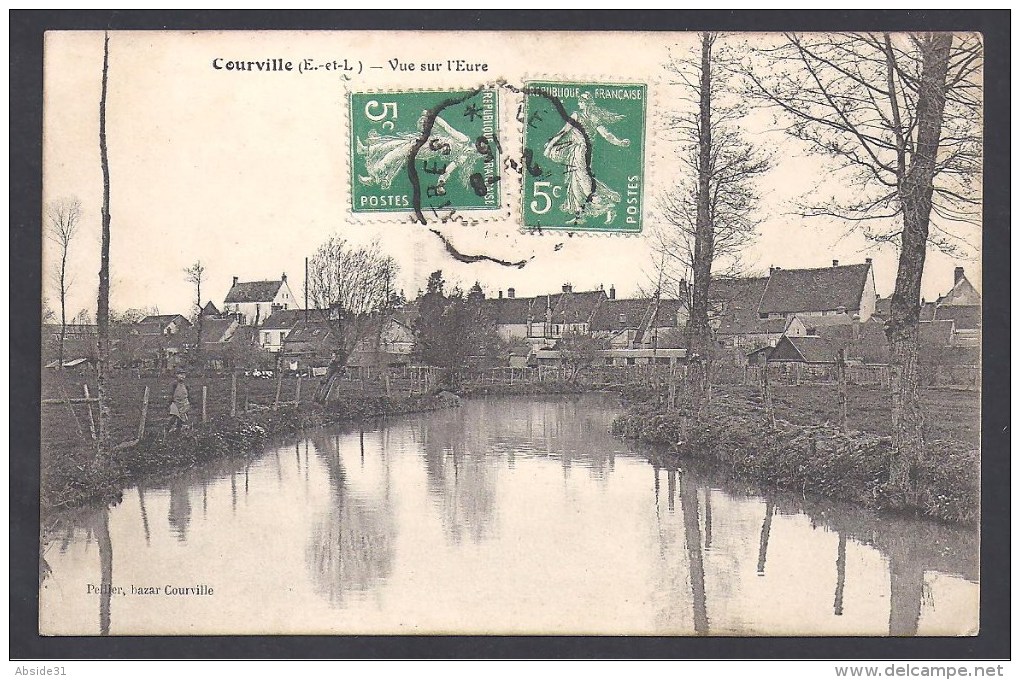 COURVILLE - Vue Sur L'Eure - Courville