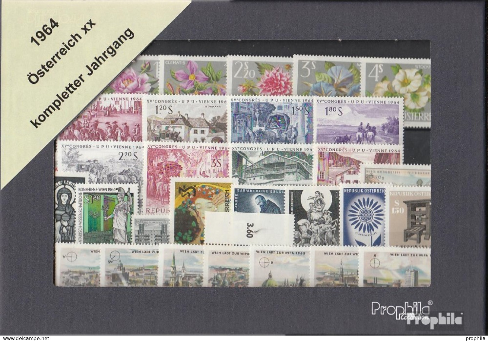Österreich 1964 Postfrisch Kompletter Jahrgang In Sauberer Erhaltung - Ganze Jahrgänge