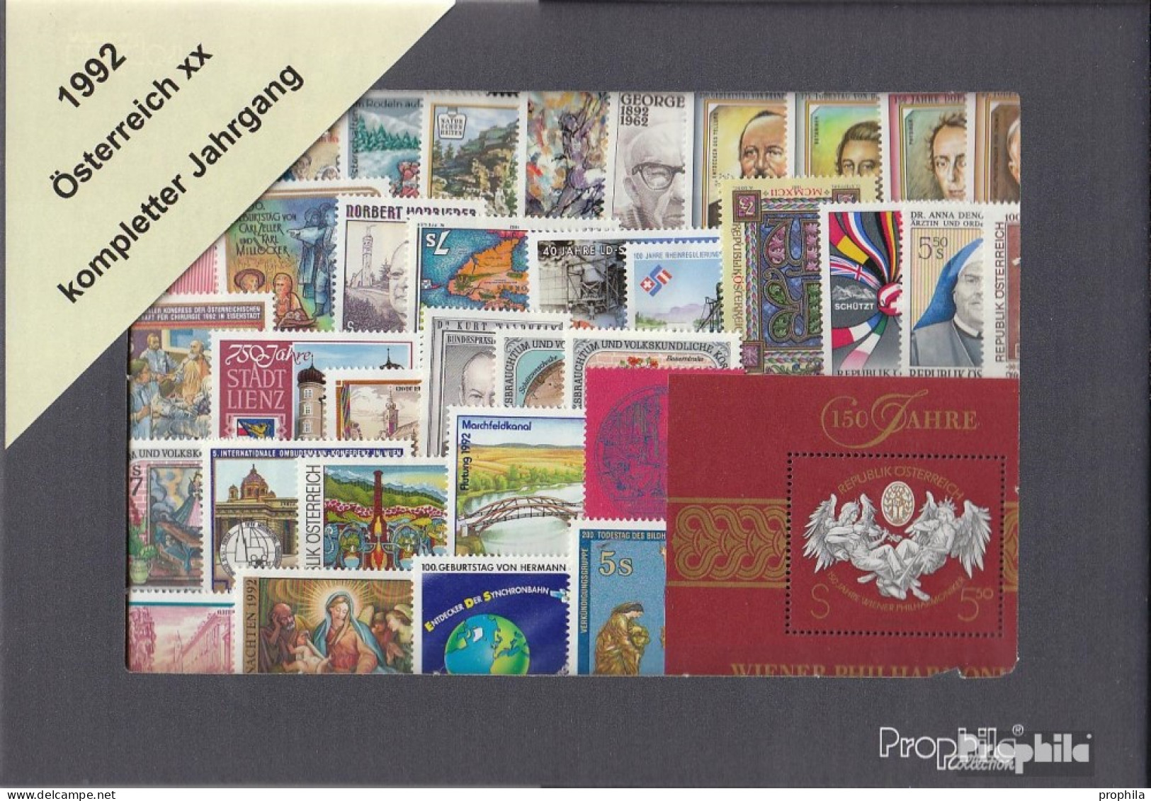 Österreich 1992 Postfrisch Kompletter Jahrgang In Sauberer Erhaltung - Ganze Jahrgänge