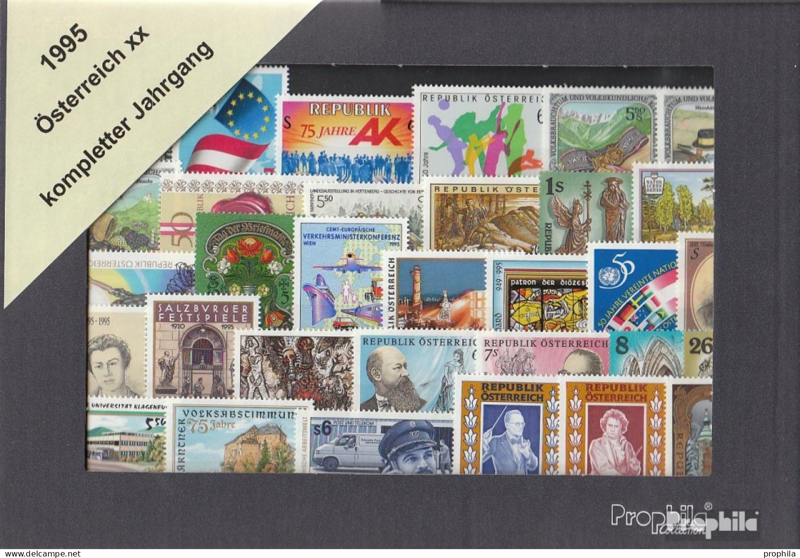 Österreich 1995 Postfrisch Kompletter Jahrgang In Sauberer Erhaltung - Ganze Jahrgänge