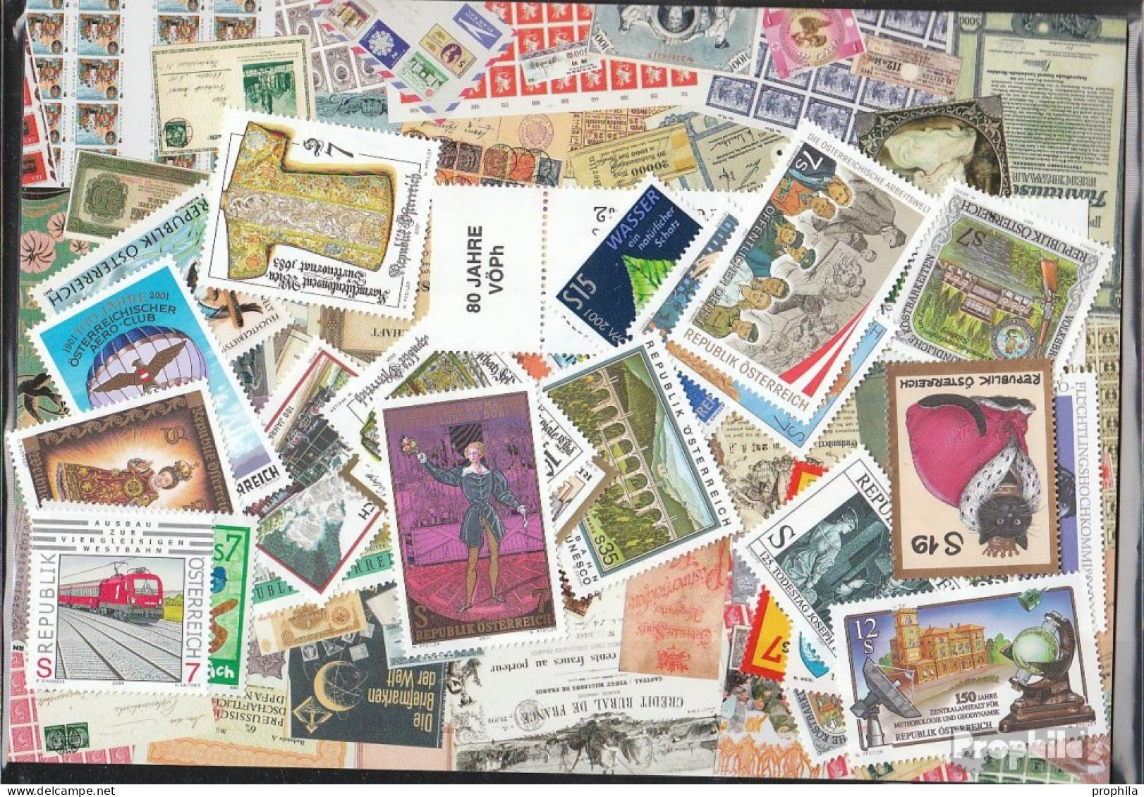 Österreich 2001 Postfrisch Kompletter Jahrgang In Sauberer Erhaltung - Ganze Jahrgänge