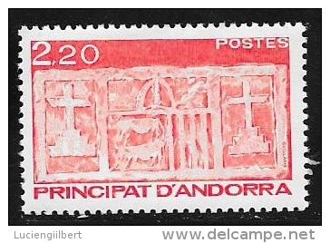 ANDORRE  -  TIMBRE  N° 357    -   ECU PRIMITIF  -      NEUF  - 1987 - Unused Stamps