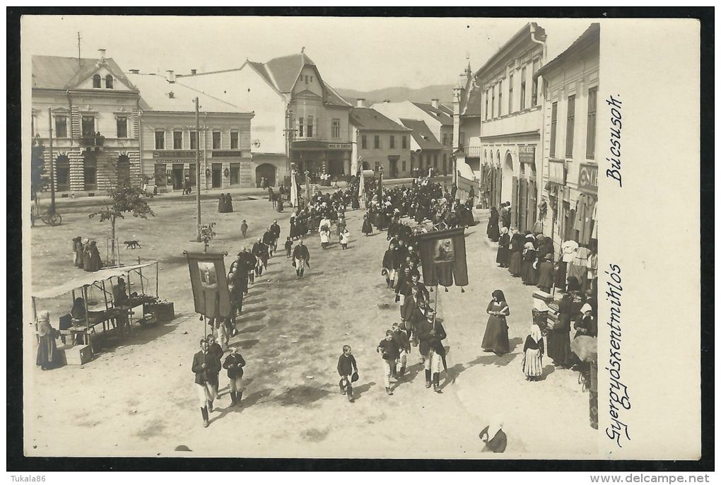 ROMANIA HUNGARY Gyergyoszentmiklos,Gheorgheni -Pilgrimage,street Scene,photo Pc - Romania