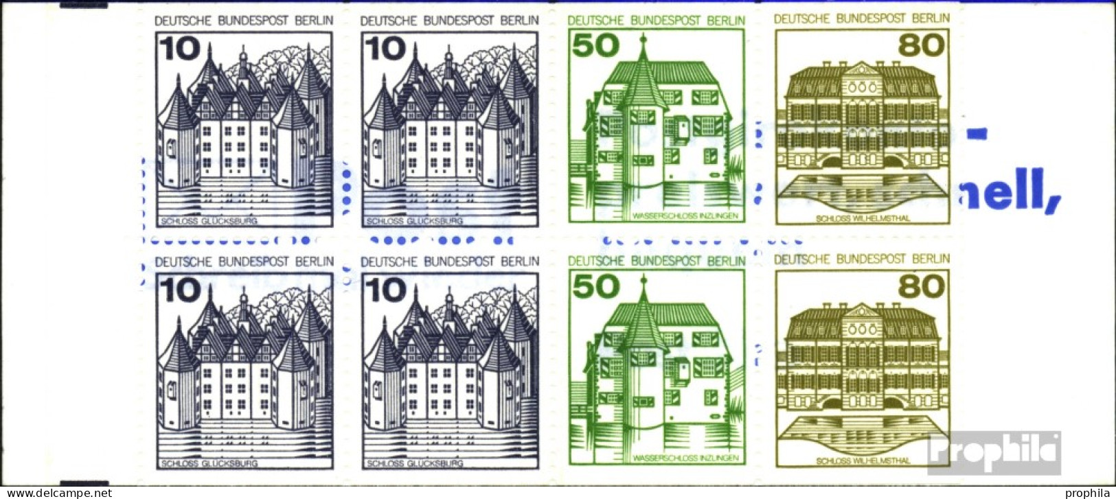 Berlin (West) MH13c (kompl.Ausg.) Postfrisch 1982 Burgen Und Schlösser - Markenheftchen