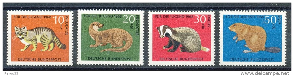 Deutschland - BRD - Mi.Nr.   549 - 552    -      Postfrisch - Ungebraucht