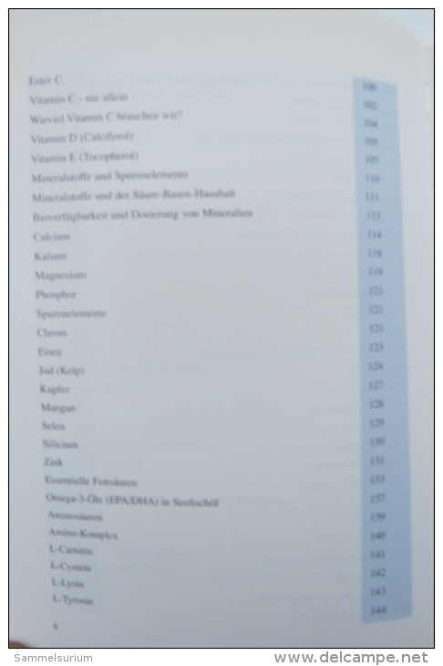 Dieter Henrichs/Angelika Münzel "Vitalstoffe & Gesundheit" Orthomolekulare Ernährung - Bausteine Des Lebens - Medizin & Gesundheit