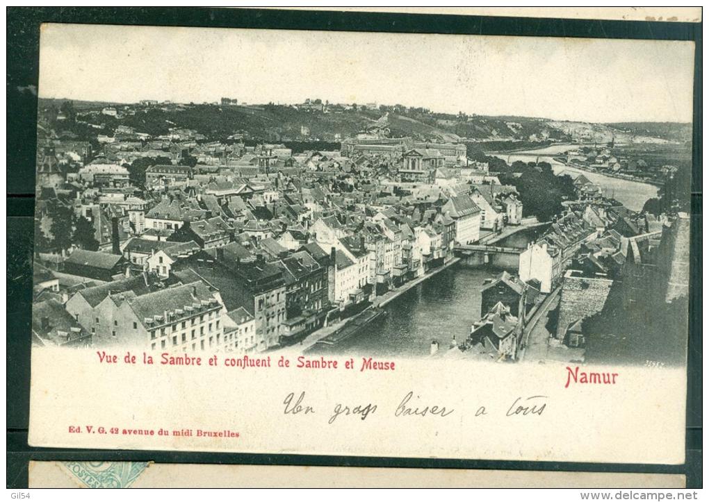 Vue De La Sambre Et Confluent De Sambre Et Meuse   -  Namur     - Fap172 - Namen