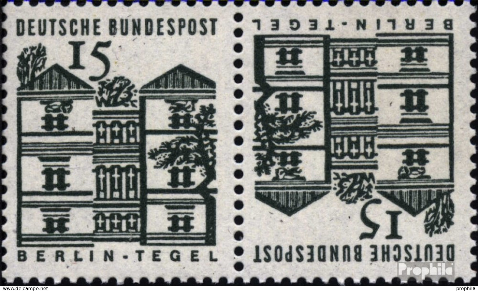 BRD (BR.Deutschland) K5 Postfrisch 1965 Tegel - Zusammendrucke