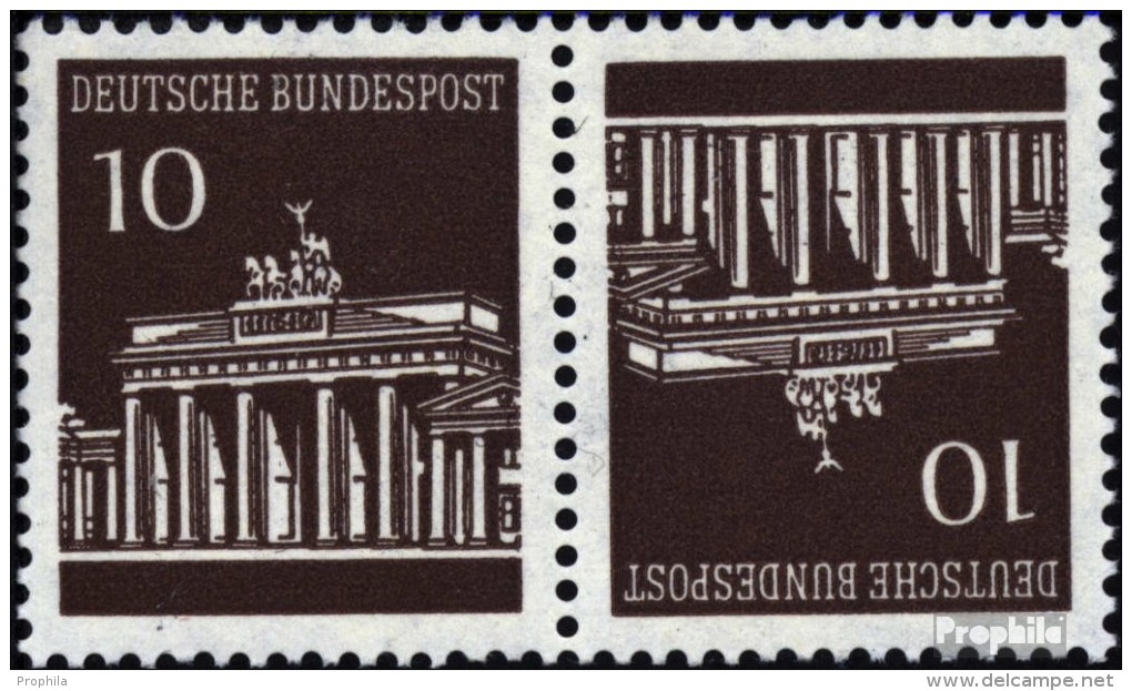 BRD (BR.Deutschland) K7 Postfrisch 1967 Brandenburger Tor - Zusammendrucke