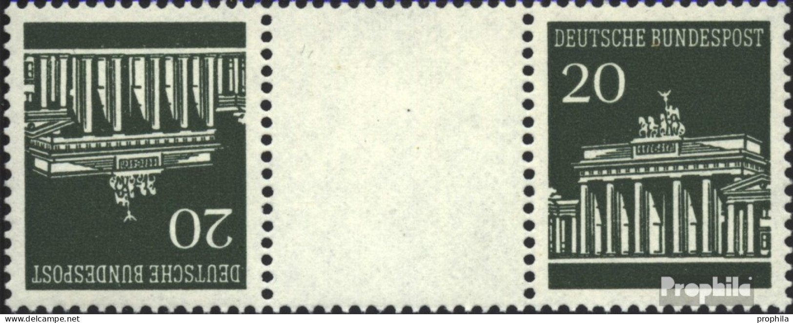 BRD (BR.Deutschland) KZ7 Postfrisch 1968 Brandenburger Tor - Zusammendrucke