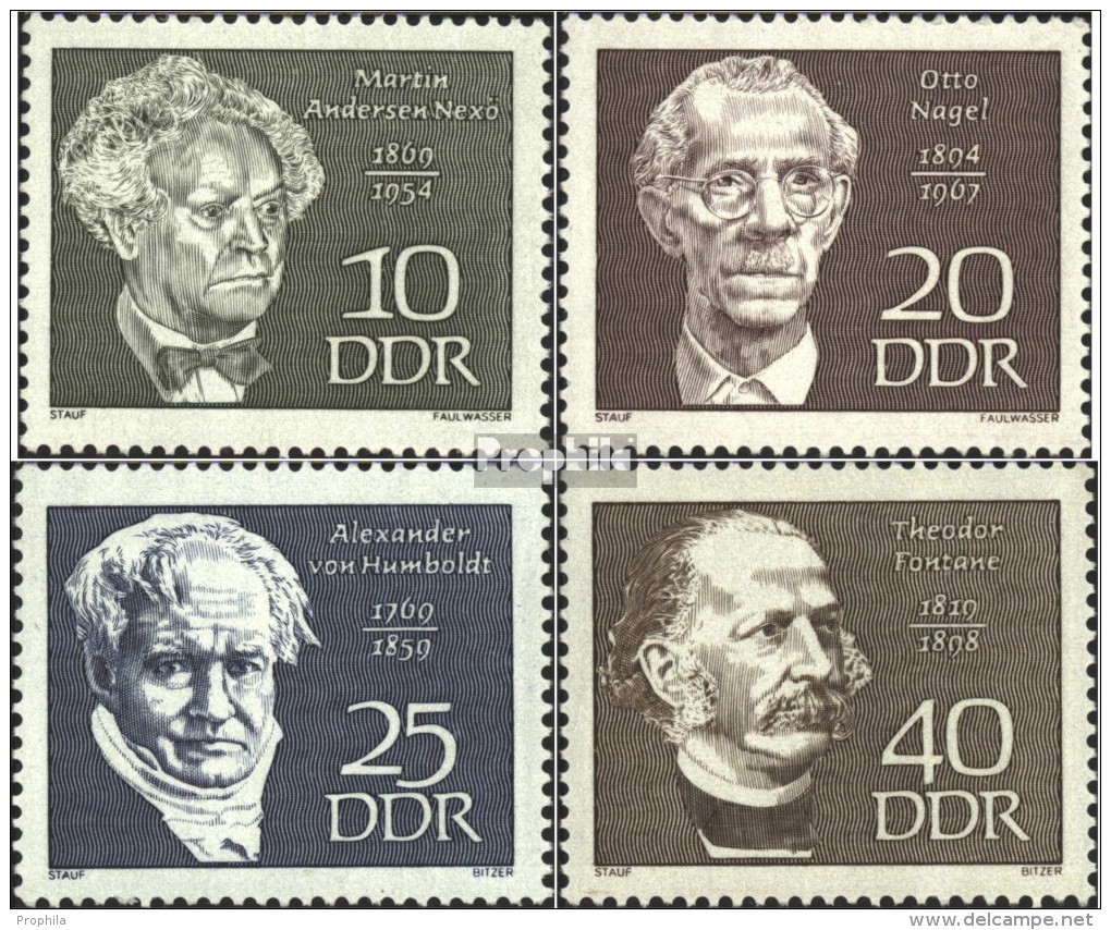 DDR 1440-1443 (kompl.Ausgabe) Gestempelt 1969 Persönlichkeiten - Usati