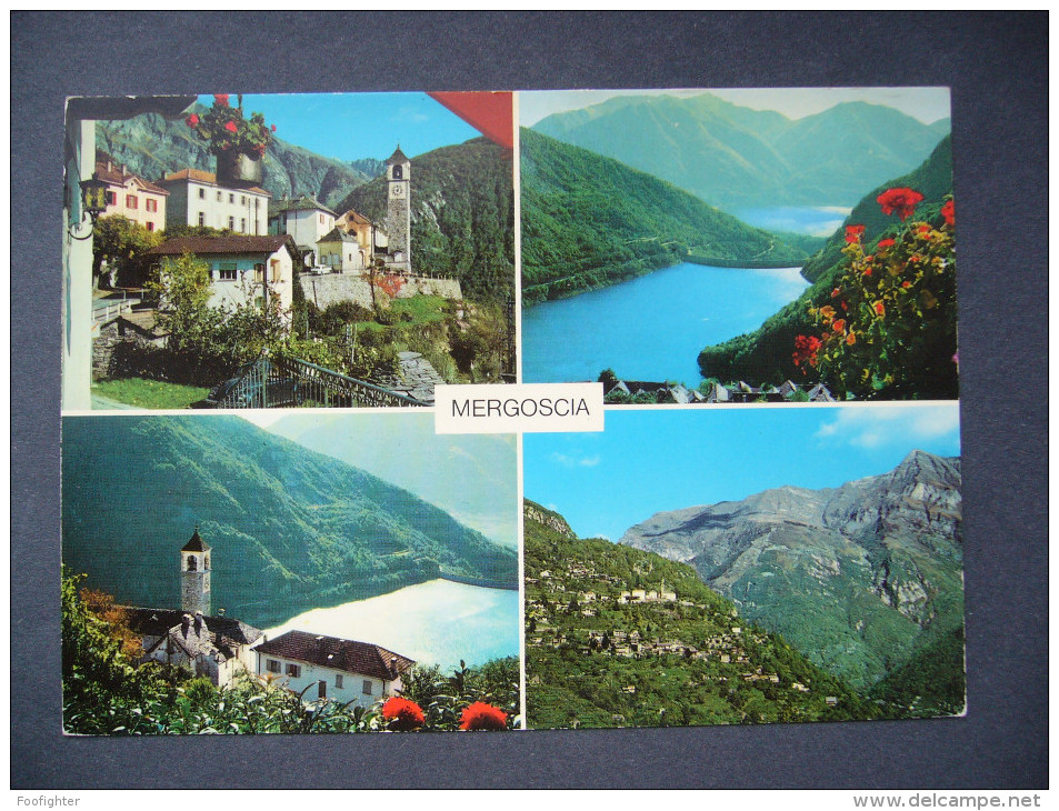 Switzerland: MERGOSCIA - Multiview, Mehrbildkarte - Unused - Mergoscia